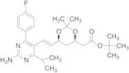 tert-Butyl-7-[4-(4-fluorophenyl)-6-isopropyl-2-aminopyrimidin-5-yl]-(3R,5S)-isopropylidene-(E)-6-h…