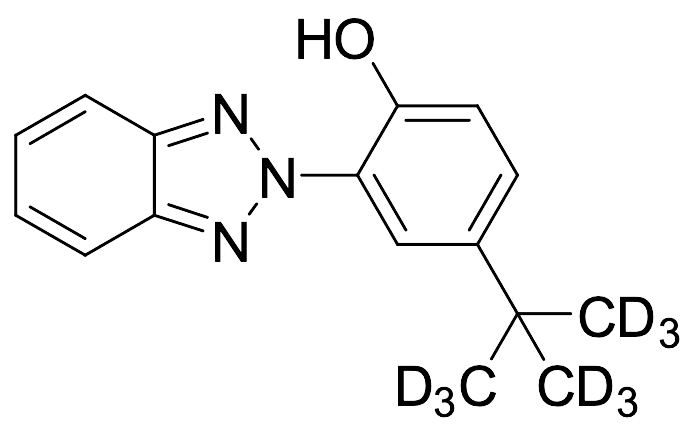 2-(5-tert-Butyl-2-hydroxyphenyl)benzotriazole-d9 (Major)