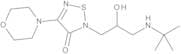 2-(3-(tert-Butylamino)-2-hydroxypropyl)-4-morpholino-1,2,5-thiadiazol-3(2H)-one (>90%)