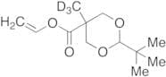 2-tert-Butyl-5-methyl-1,3-dioxane-5-carboxylic Acid Vinyl Ester-d3