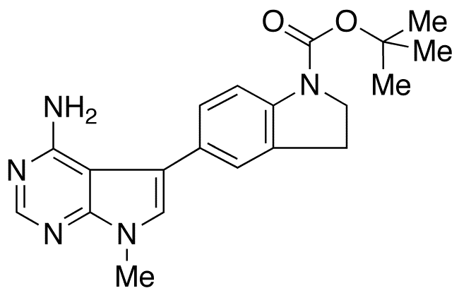 5-(1-tert-Butyloxycarbonyl-2,3-dihydro-1H-indol-5-yl)-7-methyl-7H-pyrrolo[2,3-d]pyrimidin-4-amine
