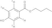 n-Butyl 4-Hydroxybenzoate-2,3,5,6-d4