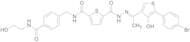 (2E)-2-[1-[5-(4-Bromophenyl)-4-hydroxy-3-thienyl]ethylidene]hydrazide-5-[[[[4-[[(2-hydroxyethyl)am…