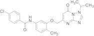 4-Chloro-N-[3-[[1,7-dihydro-1-(1-methylethyl)-7-oxo[1,2,4]triazolo[1,5-a]pyrimidin-5-yl]methoxy]-4…