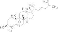 (3β)-Cholest-5-en-3-ol-4-¹³C