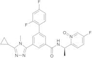 5-(5-Cyclopropyl-4-methyl-4H-1,2,4-triazol-3-yl)-2',4'-difluoro-N-[(1R)-1-(5-fluoro-1-oxido-2-pyri…