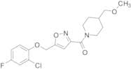 [5-[(2-Chloro-4-fluorophenoxy)methyl]-3-isoxazolyl][4-(methoxymethyl)-1-piperidinyl]methanone