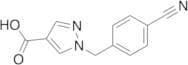 1-[(4-Cyanophenyl)methyl]-1h-pyrazole-4-carboxylic Acid