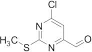 6-Chloro-2-(methylthio)pyrimidine-4-carbaldehyde