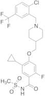 4-[[1-[[2-Chloro-5-(trifluoromethyl)phenyl]methyl]-4-piperidinyl]methoxy]-5-cyclopropyl-2-fluoro-N…