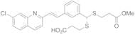 [S-(E)]-3-[[[(2-Carboxyethyl)thio][3-[2-(7-chloro-2-quinolinyl)ethenyl]phenyl]methyl]thio]propanoi…