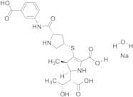(4R,5S)-5-((1S,2R)-1-Carboxy-2-hydropropyl)-3-(((3S,5S)-5-((3-carboxyphenyl)carbamoyl)pyrrolidin-3…