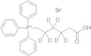 (5-Carboxypentyl-2,2,3,3,4,4-d6)triphenylphosphium Bromide