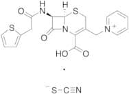 1-[[(6R,7R)-2-Carboxy-8-oxo-7-[(2-thienylacetyl)amino]-5-thia-1-azabicyclo[4.2.0]oct-2-en-3-yl]met…