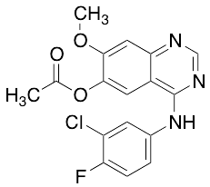 4-((3-Chloro-4-fluorophenyl)amino)-7-methoxyquinazolin-6-yl Acetate