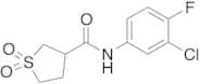 N-(3-Chloro-4-fluorophenyl)tetrahydro-3-thiophenecarboxamide 1,1-Dioxide