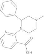 1-(3-Carboxy-2-pyridyl)-4-methyl-2-phenylpiperazine