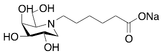 N-5-Carboxypentyl-1-deoxygalactonojirimycin Sodium Salt