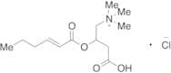 3-Carboxy-N,N,N-trimethyl-2-[(1-oxo-2-hexen-1-yl)oxy]-1-propanaminium Chloride Salt