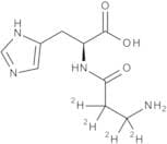 L-Carnosine-d4 (N-β-alanyl-d4)