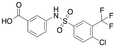 3-((4-Chloro-3-(trifluoromethyl)phenyl)sulfonamido)benzoic Acid
