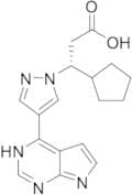 (betaR)​-β-​Cyclopentyl-​4-​(7H-​pyrrolo[2,​3-​d]​pyrimidin-​4-​yl)​-1H-​pyrazole-​1-​propanoic Ac…