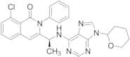 8-Chloro-2-phenyl-3-((1S)-1-((9-(tetrahydro-2H-pyran-2-yl)-9H-purin-6-yl)amino)ethyl)isoquinolin-1…