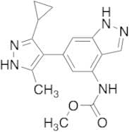 Methyl Ester N-[6-(3-Cyclopropyl-5-methyl-1H-pyrazol-4-yl)-1H-indazol-4-yl]carbamic Acid