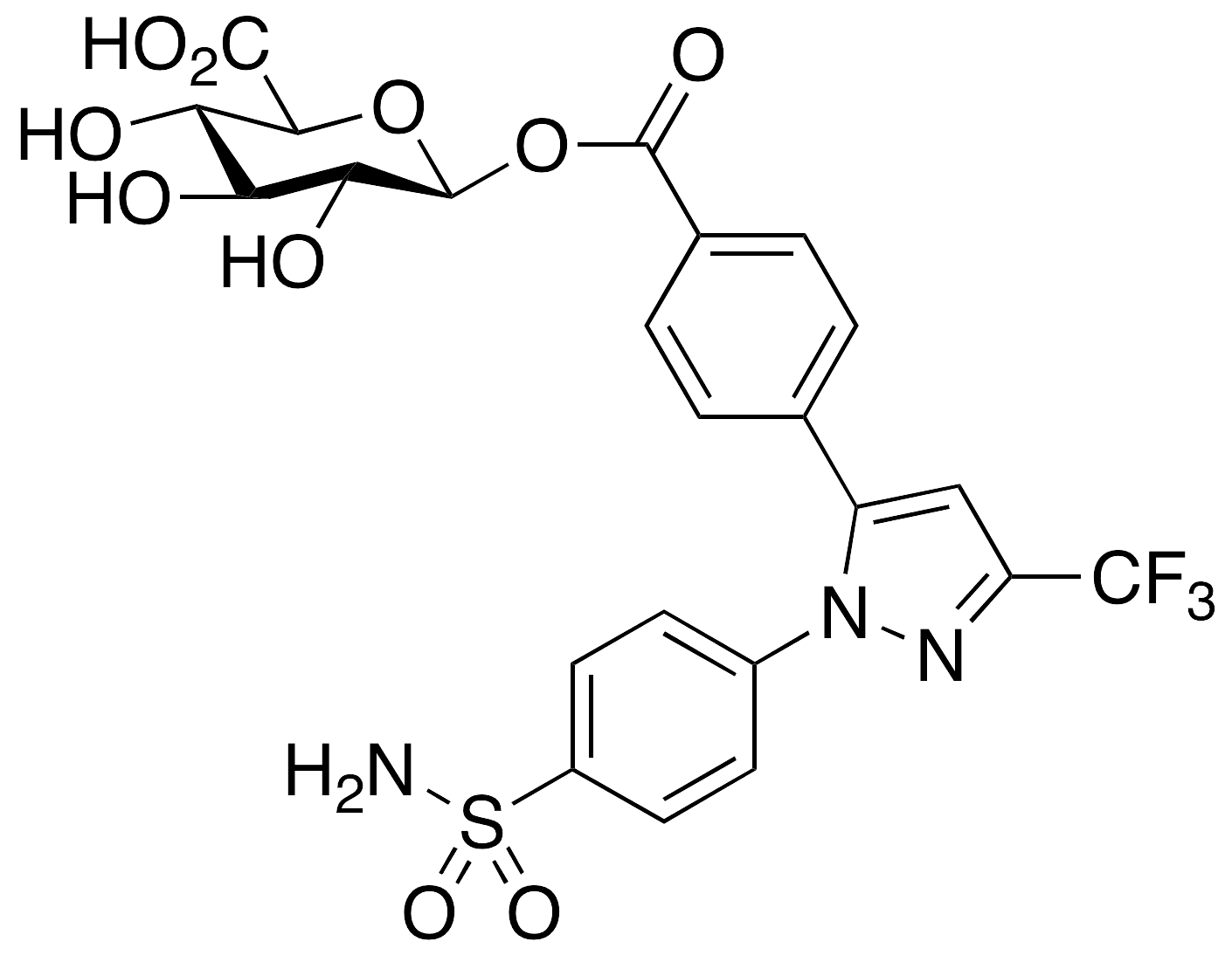 Celecoxib Carboxylic Acid Acyl-β-D-glucuronide