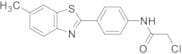 2-Chloro-N-[4-(6-methyl-1,3-benzothiazol-2-yl)phenyl]acetamide