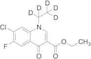 7-​Chloro-​1-​ethyl-​6-​fluoro-​1,​4-​dihydro-​4-​oxo-3-​quinolinecarboxylic Acid Ethyl-d5 Ester