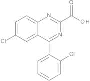 6-Chloro-4-(2-chlorophenyl)-2-quinazolinecarboxylic Acid