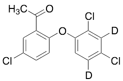 1-[5-Chloro-2-(2,4-dichlorophenoxy)phenylethanone]-d2 Major