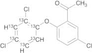 1-[5-Chloro-2-(2,4-dichlorophenoxy-13C6)phenyl]ethanone