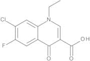 7-Chloro-1-ethyl-6-fluoro-1,4-dihydro-4-oxoquinoline-3-carboxylic Acid, 90%