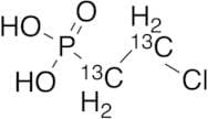 (2-Chloroethane)phosphonic Acid-13C2