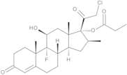 21-Chloro-9-fluoro-11b,17-dihydroxy-16b-methylpregn-4-ene-3,20-dione 17-Propionate