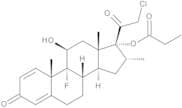 21-Chloro-9-fluoro-11b,17-dihydroxy-16a-methylpregna-1,4-diene-3,20-dione 17-Propionate (>90%)
