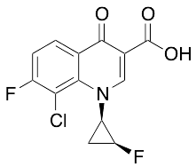 cis-8-Chloro-7-fluoro-1-(2-fluorocyclopropyl)-1,4-dihydro-4-oxo-3-quinolinecarboxylic Acid
