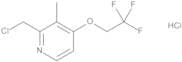 2-Chloromethyl-3-methyl-4-(2,2,2-trifluoroethoxy)pyridine, Hydrochloride