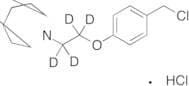 1-[2-[4-(Chloromethyl)phenoxy]ethyl]hexahydro-1H-azepine-d4 Hydrochloride