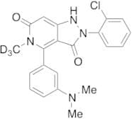2-(2-Chlorophenyl)-4-(3-(dimethylamino)phenyl)-5-methyl-1H-pyrazolo[4,3-c]pyridine-3,6(2H,5H)-dion…