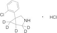 1-(2-Chlorophenyl)-3-azabicyclo[3.1.0]hexane Hydrochloride-d5