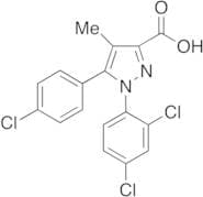 5-(4-Chlorophenyl)-1-(2,4-dichlorophenyl)-4-methylpyrazole-3-carboxylic Acid