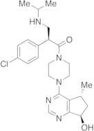 (2S)-2-(4-Chlorophenyl)-1-[4-[(5R,7R)-6,7-dihydro-7-hydroxy-5-methyl-5H-cyclopentapyrimidin-4-yl]-…