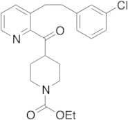 4-[[3-[2-(3-Chlorophenyl)ethyl]-2-pyridinyl]carbonyl]-1-piperidinecarboxylic AcidEthyl Ester