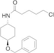 trans-5-Chloro-N-[4-(phenylmethoxy)cyclohexyl]pentanamide