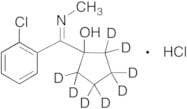1-[(2-Chlorophenyl)(methylimino)methyl]cyclopentanol-d8 Hydrochloride