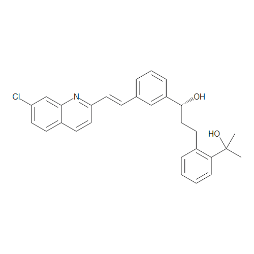 2-[3-(R)-[3-(2-(7-Chloro-2-quinolinyl)ethenyl)phenyl]-3-hydroxypropyl]phenyl-2-propanol