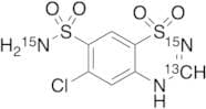 Chlorothiazide-13C,15N2